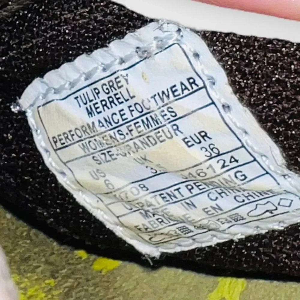 Merrell‎ Tulip Grey Wedge 2-Tone Grey / Brown Women's 6